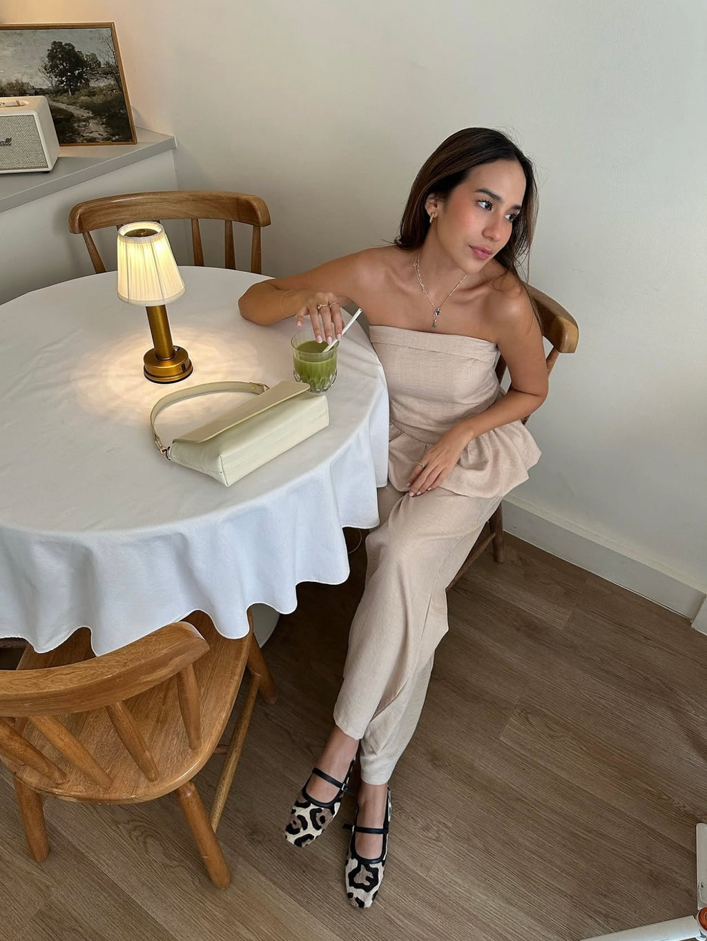 Beige Pants
