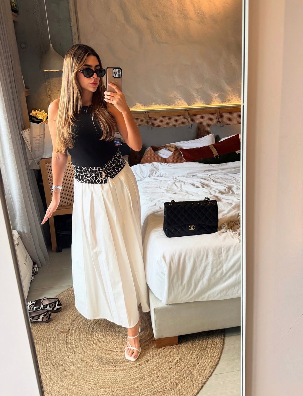 Barcelona Dress b&w