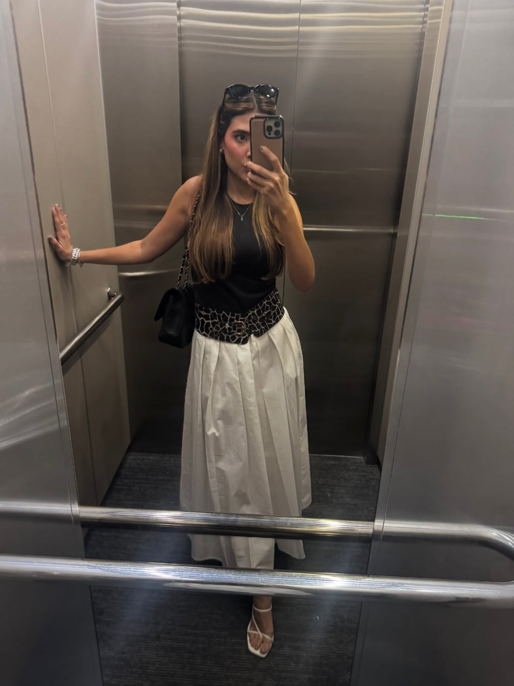 Barcelona Dress b&w