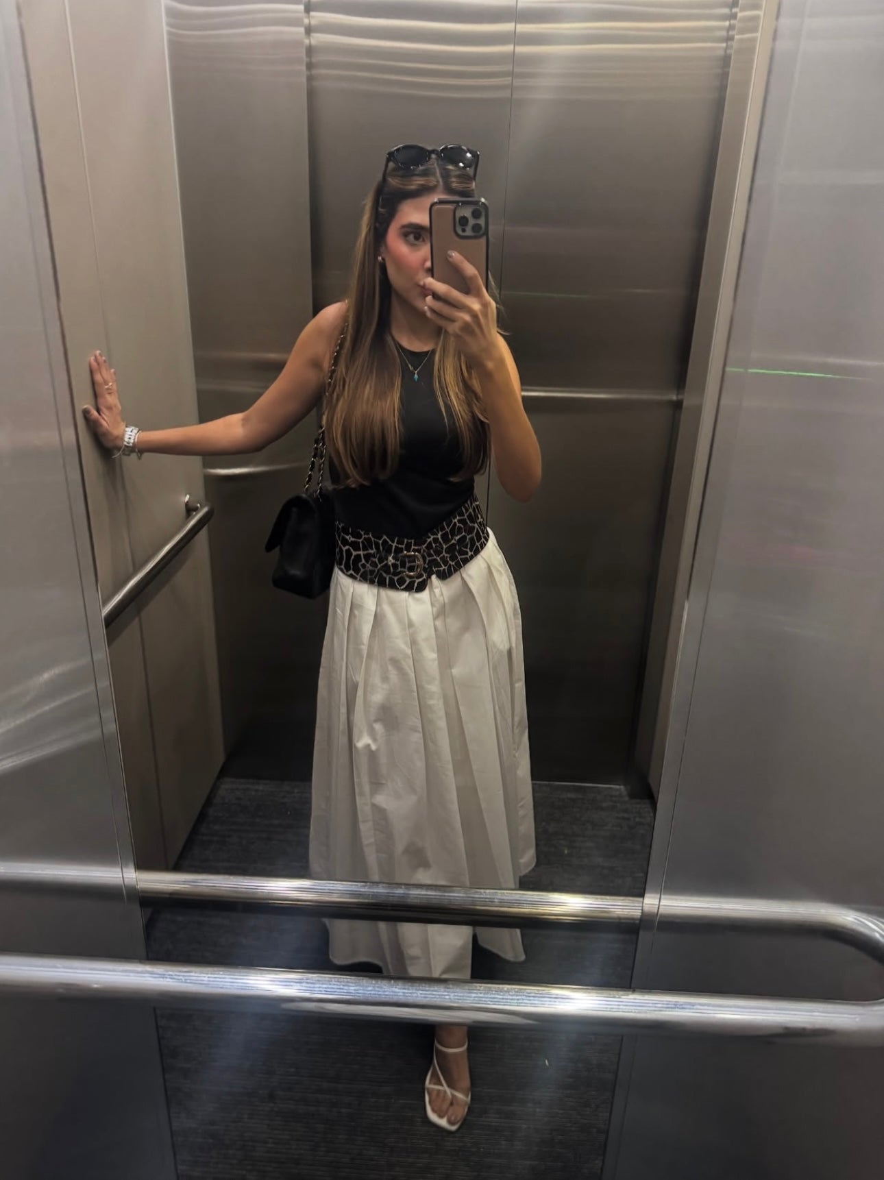 Barcelona Dress b&w