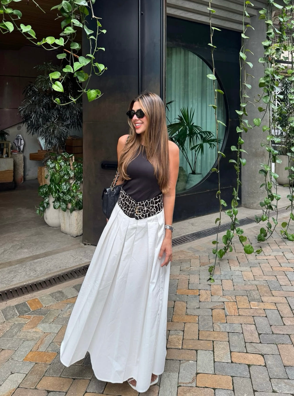 Barcelona Dress b&w