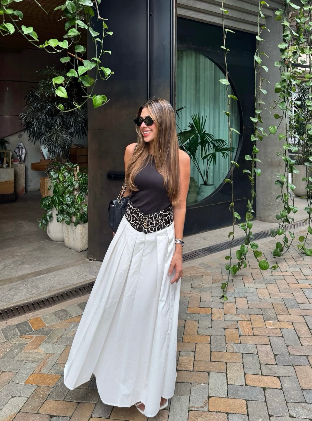 Barcelona Dress b&w