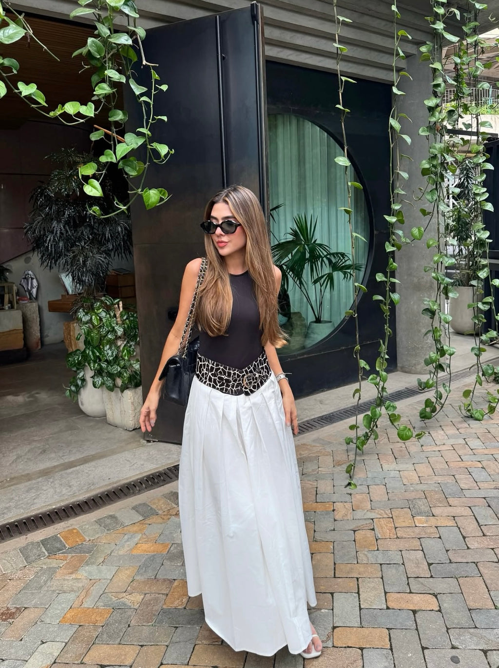 Barcelona Dress b&w