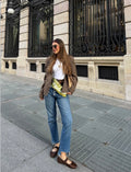 buttoned up jeans