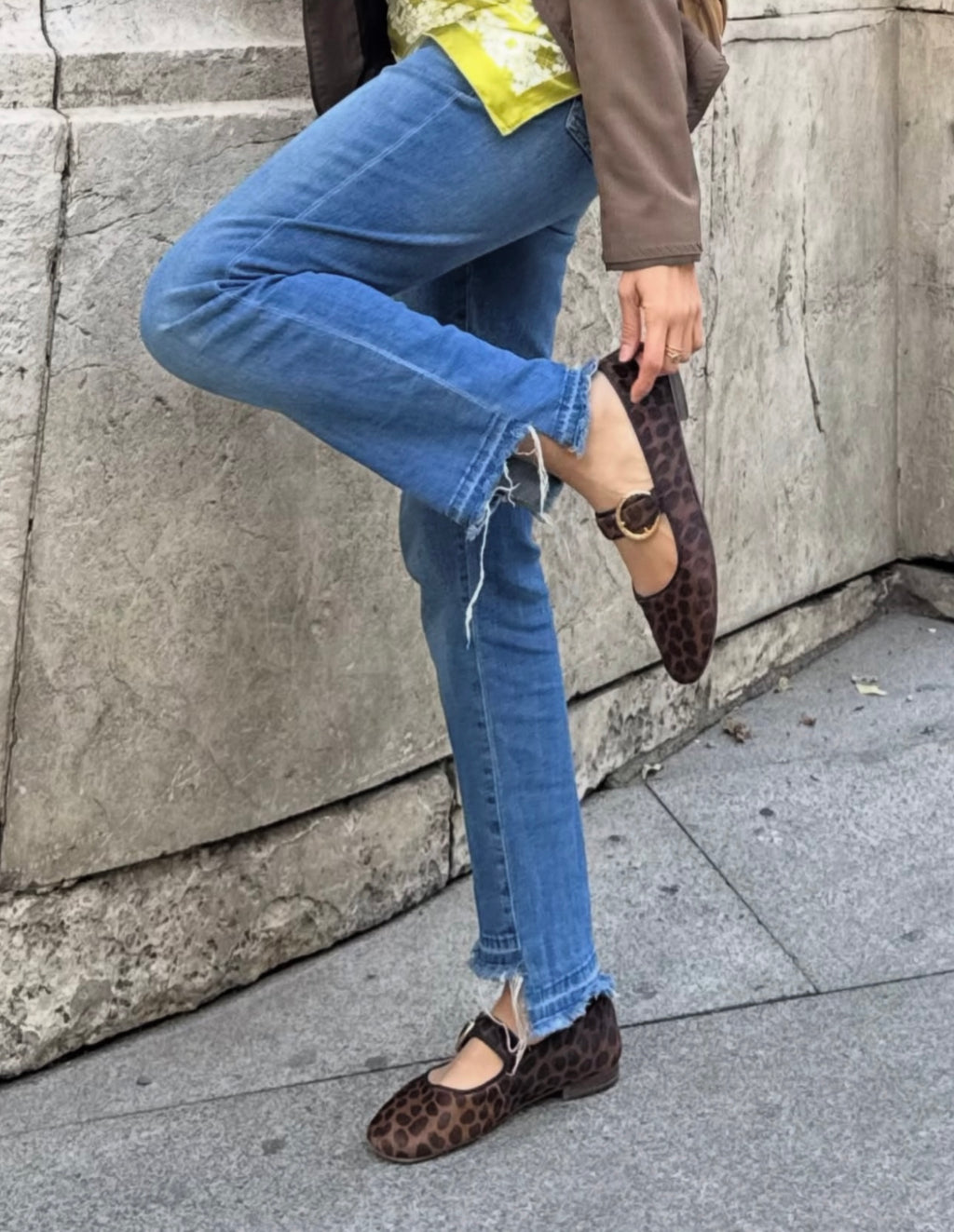 buttoned up jeans