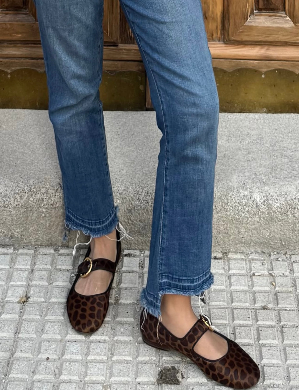 buttoned up jeans